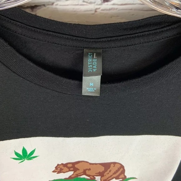NOR‎ CAL California State Bear Black T-shirt M - Picture 5 of 6